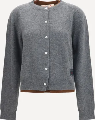 Marni Layered effect cashmere Cardigan Female 42