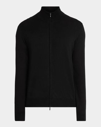 Neiman Marcus Men & apos;s Cashmere Zip-Up Sweatshirt