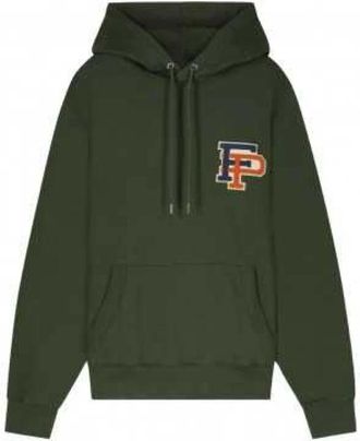 Filling Pieces Pullover Hoodie - Heren - Hoodies - Groen - XS - Katoen - Hoodies & sweatvesten