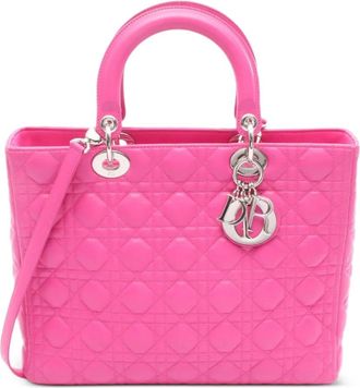 Dior Borsa a mano Lady Dior grande anni 2010 - Rosa