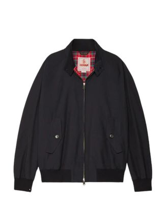 Baracuta G9 Classic Black Tartan Bomber Jacket