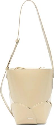 Jil Sander Borsa a secchiello con coulisse piccola - Toni neutri