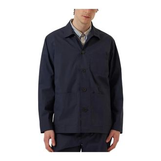 Universal Works Hombre, Chaquetas, Azul, Talla: S