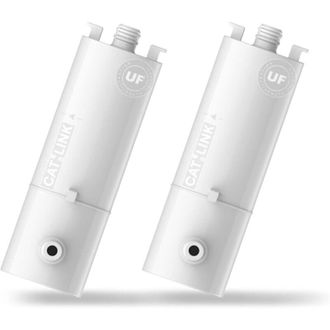 OEM Ultrafiltro Per Fontanella Per Gatti - Compatibile Con Catlink Pure 2 - Confezione Da 2 Filtri Sostituibili In Carbone Attivo E Resina
