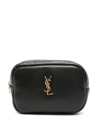 Saint Laurent mini Calypso makeup bag - Black