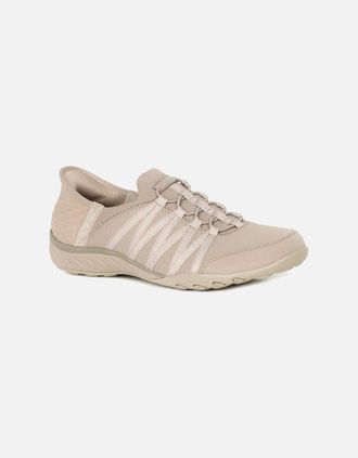 Skechers Womens Slip In Breathe Easy Womens Shoes - Tan - Size: 8