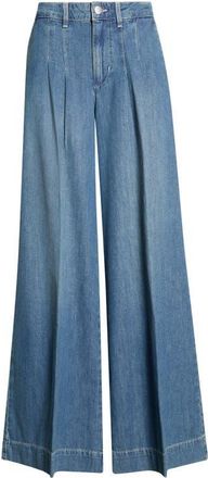 L'agence Jayani High Waist Pleated Wide Leg Jeans in Saratoga at Nordstrom, Size 23
