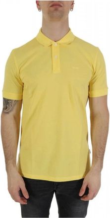 HUGO BOSS Tops > Polo Shirts - Heren - Polos - Geel - XL - Tops
