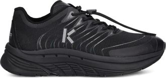 Kenzo logo lace-up sneakers - Black