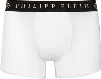 Philipp Plein Boxer Monogram - Heren - Onderbroek - Wit - S - Katoen - Ondergoed