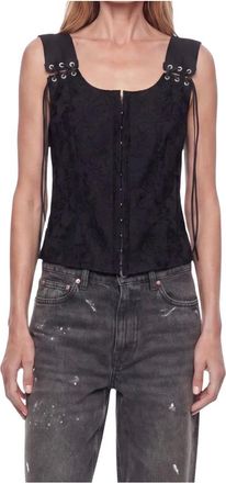 Our Legacy Mujer, Camisetas, Negro, Talla: M