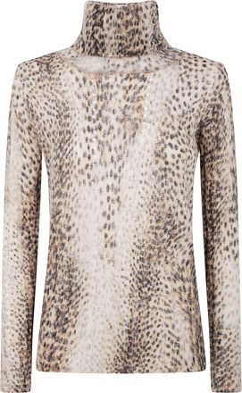 Twin-Set Turtle Neck Sweater Print