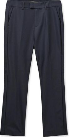 Mos Mosh Ellen Night Pant - Dames - Straight fit broeken - Blauw - L - Katoen - Broeken
