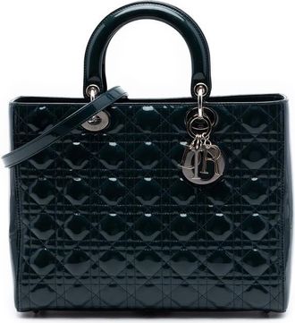 Dior Pre-owned Dior Large Patent Cannage Lady Dior Ladies O6EB68DF7WRHWYHT