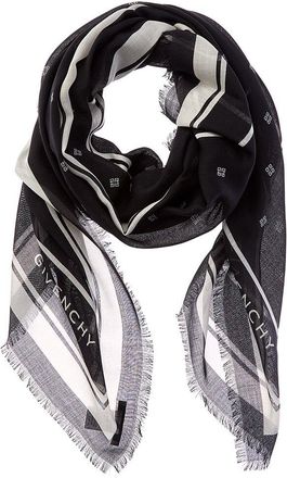 Givenchy 4G Cashmere & Silk-Blend Scarf