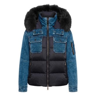 Moorer Donna, Giacche, Blu, M, new