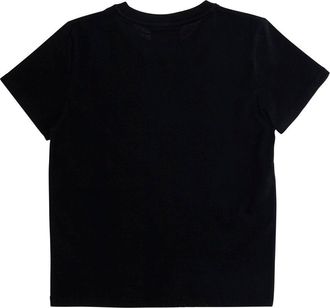 MC2 Saint Barth Girls T-Shirt Elly Grey With Rhinestones Cotton T-Shirts And Polos