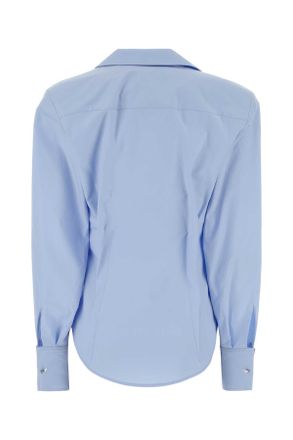 The Attico 260wch00048ccc052aa 013 Dustyblue Exterior: Cotton Camicie Shirt