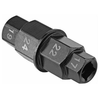 OEM Llave Hexagonal De Eje Para Moto, 1 Pieza 17/19/22/24 Mm, Herramienta De Metal Para Desmontar Rueda Delantera