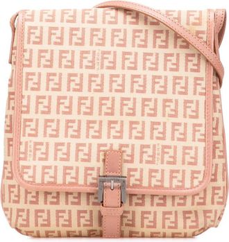 Fendi Pre-owned Fendi Zucchino Canvas Crossbody Ladies 8BT052