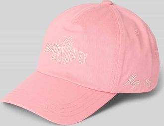 HUGO BOSS Basecap mit Statement- und Label-Stitching Modell Cara in Pink, Größe 1