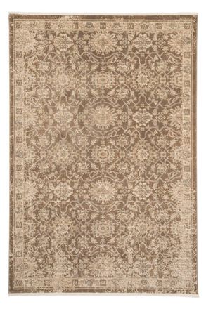 Kukoon Beige Brown Traditional Floral Luxury Living Room Area Rug | Size: 200 cm x 290 cm