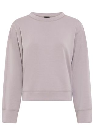 Boss Orange by Hugo Boss Sweater BOSS ORANGE Exandra Premium Damenmode, Damen, Gr. XL (42), open lila 540, Sweatware, Obermaterial: 52% Modal, 46% Polyester, 2% Elasthan, unif