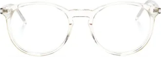 Saint Laurent Eyewear SL106 glasses - unisex - Acetate - 50 - Neutrals