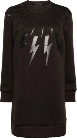 Neil Barrett Graphic Print Mini Dress