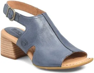 B&oslash;rn Swinton Sandal in Navy Leather at Nordstrom, Size 11