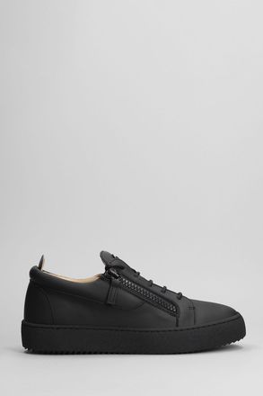 Giuseppe Zanotti A1 Sneakers In Black Leather