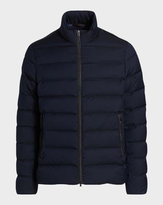 Herno Men & apos;s Wool Blend Puffer Jacket