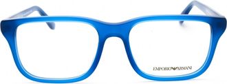 Emporio Armani 0EA3250U Acetate Rectangular Eyeglasses - Blue