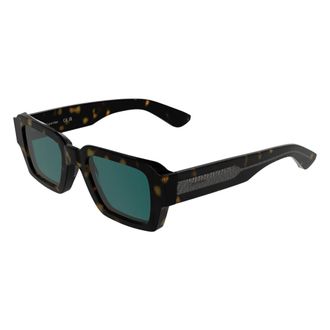 Calvin Klein Sunglasses, male, Brown, Size: 50 MM Modified Rectangle Sunglasses