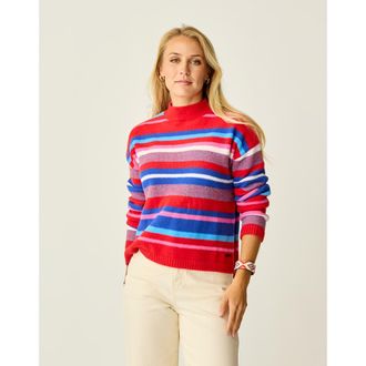 Carve Designs Olivia Plush Sweater in Multistripe at Nordstrom, Size Xx-Small