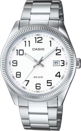 Casio Accessoires, Heren, Grijs, ONE Size, Mtp-1302Pd-7Bvef Klassiek Horloge