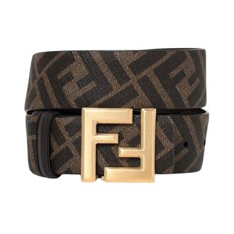 Fendi Belts, male, Brown, 110 CM, Luxury Leather Belt