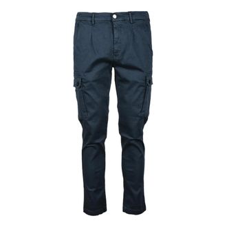 Replay Cargo Stretch Broek met Rits Sluiting - Heren - Slim Fit Broeken - Zwart - W36 - Katoen - Broeken