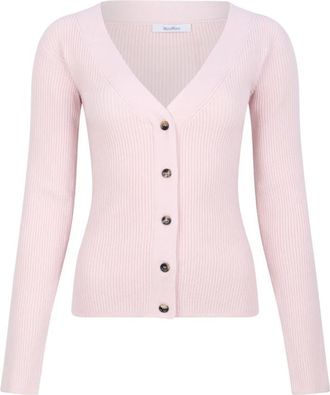 Max Mara Mxmgioiosa Sweater - Dames - Vesten - Roze - M - Wol - Truien & Vesten