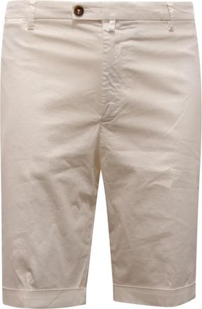 BRIGLIA 1949 Bermuda Easy Shorts - Heren - Korte Broeken - Wit - 4XL - Katoen - Korte Broeken