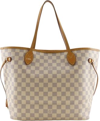 Louis Vuitton Damier Azur White Damier Azur Tote Bag (Pre-Owned)