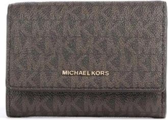 Michael Kors Bryant Mini Portemonnee - Dames - Portefeuilles - Bruin - ONE Size - Accessoires