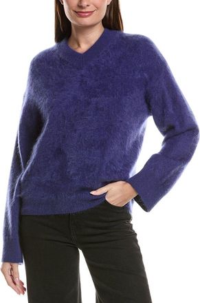 Rag & Bone Rag & Bone Jada Brushed 100% Cashmere V-Neck Sweater