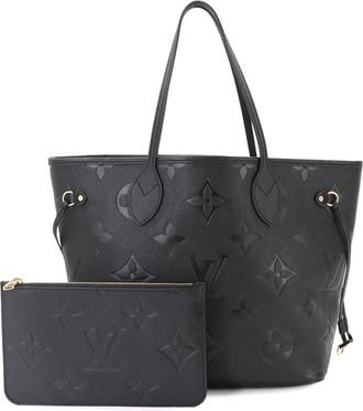Louis Vuitton Black Monogram Noir Tobacco Monogram Empreinte Handbag Pouch Tote Bag (Pre-Owned)