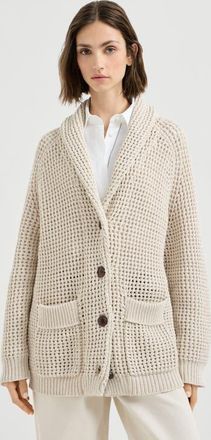 Brunello Cucinelli Net cardigan in Oat at Nordstrom, Size 3X-Large Eu