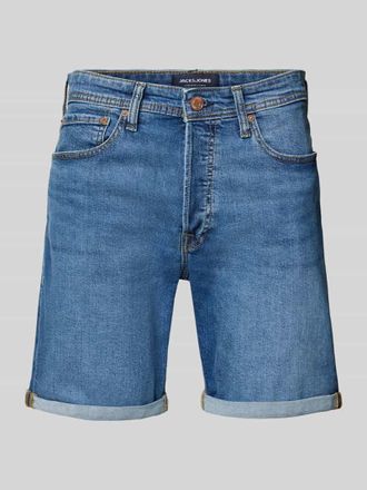 Jack & Jones Jack & Jones Regular Fit Jeansshorts im 5-Pocket-Design Modell RICK in Blau, Gr&ouml;&szlig;e S