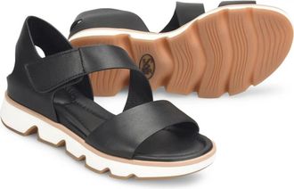 S&ouml;fft Mandi SF0099301 Sandals Black Leather Ripple Cut Strappy HAWK228