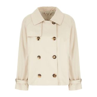 Max Mara Trench Coats, female, Beige, Size: S Tesora Trench