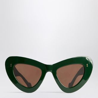 J.W.Anderson Jw Anderson Jwa06 Butterfly Sunglasses In Forest Green