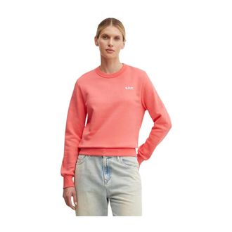 A.P.C. Sweat Boxy Petit VPC - Dames - Sweatshirts - Roze - XS - Katoen - Hoodies & sweatvesten